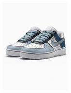Custom Nike Air Force 1, Blauw, Ophalen of Verzenden, Sneakers of Gympen, Gedragen