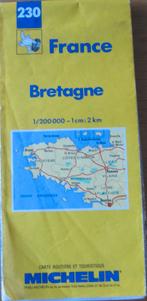 Michelin kaart van Bretagne - nummer 230 - 1:200.000 - 1991, Gelezen, Michelin, Europa, Ophalen of Verzenden