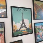 Canvas poster Parijs 40x50, Verzamelen, Posters, Ophalen of Verzenden, Zo goed als nieuw