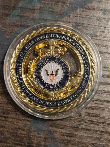 US Navy Challenge Coin beschikbaar voor biedingen
