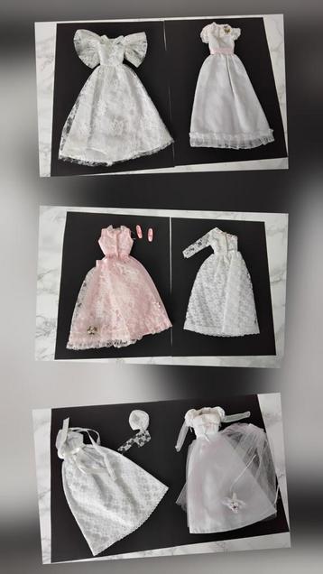 Trouwjurken Accessoires Barbie Poppen Sindy Jurken Kleding  beschikbaar voor biedingen