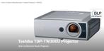 Beamer Toshiba TDP-TW300 met WiFi, Ophalen, Overige resoluties, Toshiba, Gebruikt