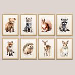 Bosdieren posters, Kinderen en Baby's, Verzenden, Nieuw, Wanddecoratie