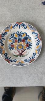 oud wandbord makkum diameter 22 cm, Ophalen of Verzenden