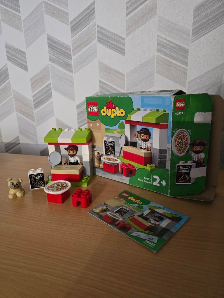 Lego duplo pizza kraam -10927, Kinderen en Baby's, Speelgoed | Duplo en Lego, Ophalen of Verzenden, Zo goed als nieuw, Complete set