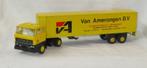 Lion Car Daf 2800 Van Amerongen met gele Eurotrailer, Ophalen of Verzenden, Bus of Vrachtwagen, Lion Toys