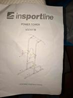 InSPORTline Power Tower AX1037B - Zo goed als nieuw!, Sport en Fitness, Fitnessmaterialen, Ophalen of Verzenden, Zo goed als nieuw