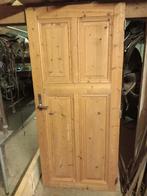 Antiek grenen deur, Doe-het-zelf en Verbouw, Deuren en Horren, Ophalen of Verzenden, Gebruikt, Binnendeur, 200 tot 215 cm