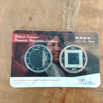 Holland coincard Nederlandse schilders, 2022 Jan Steen beschikbaar voor biedingen