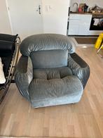 Paar Italiaanse fauteuils, 1970, Space age fluwelen, 75 tot 100 cm, Ophalen of Verzenden, Zo goed als nieuw, Space age design 1970