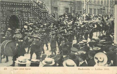 (380-949-005) Leiden Maskerade, Verzamelen, Ansichtkaarten | Nederland, Zuid-Holland, Verzenden