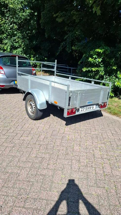 Saris gegalvaniseerde aluminium aanhanger  130 x 210, Auto diversen, Aanhangers en Bagagewagens, Ophalen