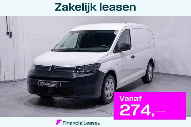 Volkswagen Caddy Cargo 2.0 TDI 102 pk Maxi Airco, Apple Carp, Auto's, Bestelauto's, Bedrijf, Lease, Financial lease, ABS, Airbags