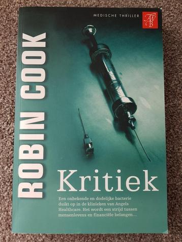 Boek : Kritiek -- Robin Cook -- medische thriller beschikbaar voor biedingen