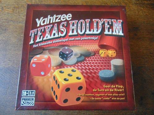 Yahtzee Texas Hold'em spel van Parker, Hobby en Vrije tijd, Gezelschapsspellen | Overige, Nieuw, Een of twee spelers, Drie of vier spelers