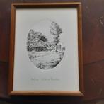 Ets nr. 183 van Warner Hemstede, gesigneerd en ingelijst, Ophalen of Verzenden