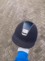 Samshield cap donkerblauw alcantara + Swarovski + schaalmt S, Dieren en Toebehoren, Ophalen of Verzenden, Zo goed als nieuw, Cap