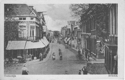 SNEEK - 1915 - OOSTERDIJK, Verzamelen, Ansichtkaarten | Nederland, Ongelopen, Friesland, Voor 1920, Ophalen of Verzenden