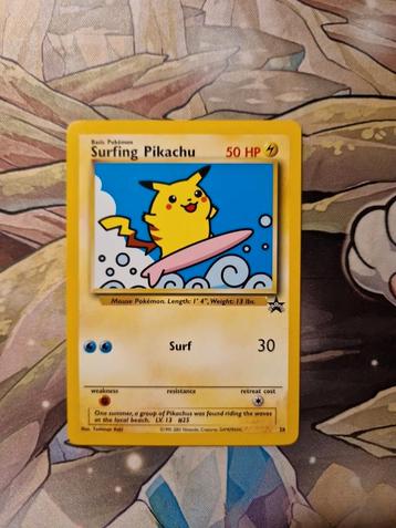Surfing Pikachu 28 Black Star Promo NM/Mint Wotc 1999-2000 beschikbaar voor biedingen