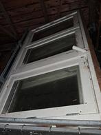 2x Hardhouten Kozijnen 203x112cm, Ophalen, Gebruikt, Raamkozijn, 150 tot 225 cm