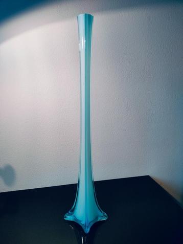 Murano Style Solifleur 60 cm Blauw 1980 beschikbaar voor biedingen