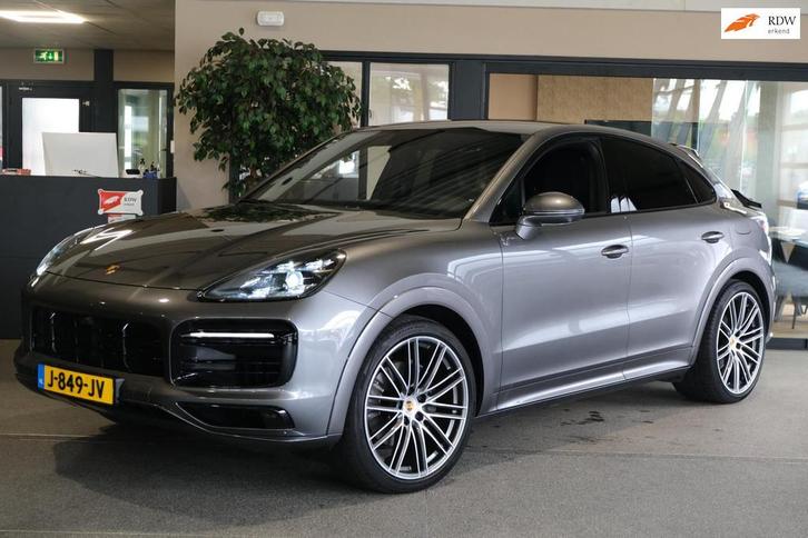 Porsche Cayenne Coupe 3.0 E-Hybrid SportDesign 462PK Pano Tr, Auto's, Porsche, Bedrijf, Te koop, Cayenne, 360° camera, 4x4, ABS