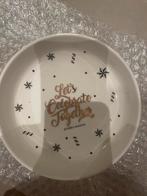 Riviera Maison Lets Celebrate Schaal 6 stuks, Huis en Inrichting, Porselein of Keramiek, Schaal, Rond, Ophalen of Verzenden