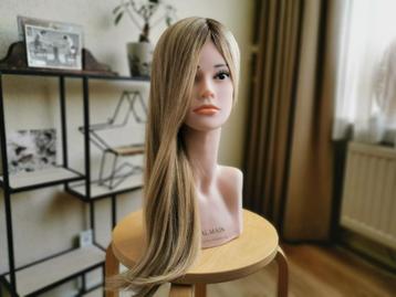 Clip-in haarstuk Jon Renau Top Full HH 18" - Shaded Praline beschikbaar voor biedingen
