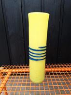 Glazen vaas geel glas blauw Lafiore Mallorca, Huis en Inrichting, Woonaccessoires | Vazen, Blauw, Ophalen of Verzenden, Minder dan 50 cm