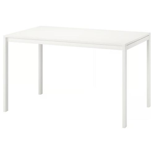IKEA MELLTORP table with 4x FRÖSVI folding chairs, Huis en Inrichting, Tafels | Eettafels, Zo goed als nieuw, 50 tot 100 cm, 100 tot 150 cm