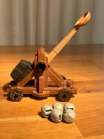 Playmobil katapult en losse ridders, Ophalen of Verzenden, Gebruikt, Los playmobil