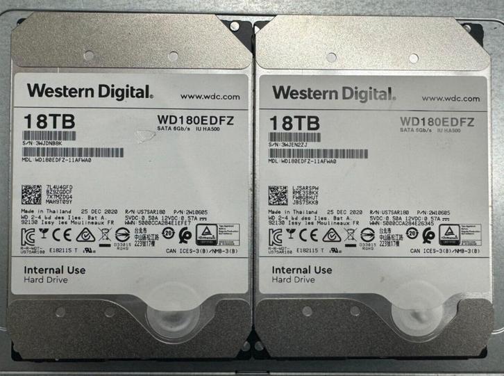 Western Digital 3,5" 18TB WD180EDFZ, Computers en Software, Harde schijven, Nieuw, Desktop, Intern, HDD, SATA, Ophalen of Verzenden