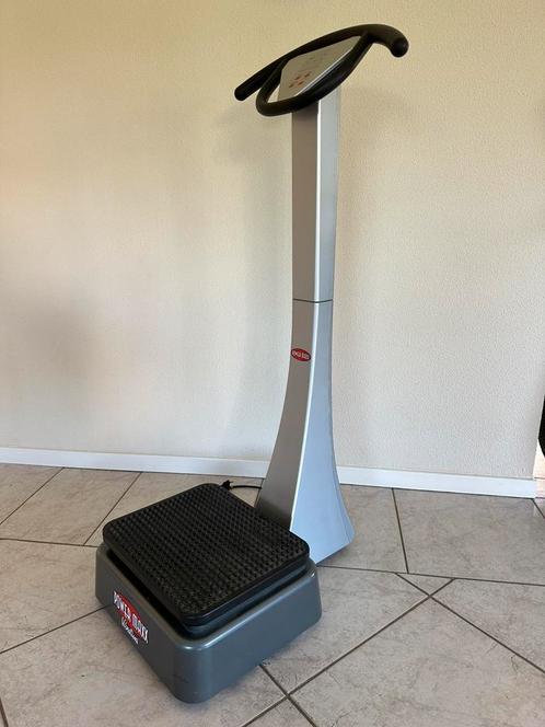 Max power trilplaat fitnessapparaat P00117 + oefen boekje, Sport en Fitness, Fitnessapparatuur, Zo goed als nieuw, Trilplaat, Armen