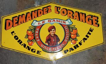 Oud Blikken Reclamebord Le Gamin Valencia beschikbaar voor biedingen