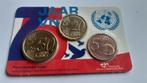 75 jaar verenigde naties in de Coincard, Postzegels en Munten, Munten | Nederland, Ophalen of Verzenden, Koningin Beatrix, Overige waardes