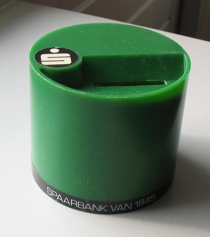 Vintage spaarpot, Verzamelen, Spaarpotten, Gebruikt, Overige thema's, Kunststof, Ophalen of Verzenden