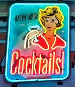 FIFTIES SIXTIES NEONVERLICHTING HAPPY HOUR ! COCKTAILS !, Ophalen, Nieuw