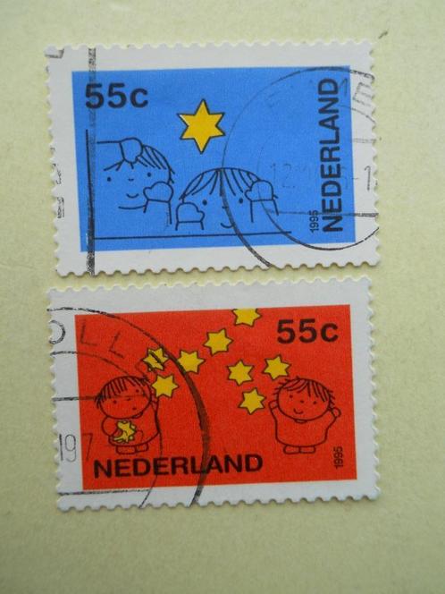 Nederland 1995 Decemberzegels serie Nvph1662-1663 gestempeld, Postzegels en Munten, Postzegels | Nederland, Gestempeld, Na 1940