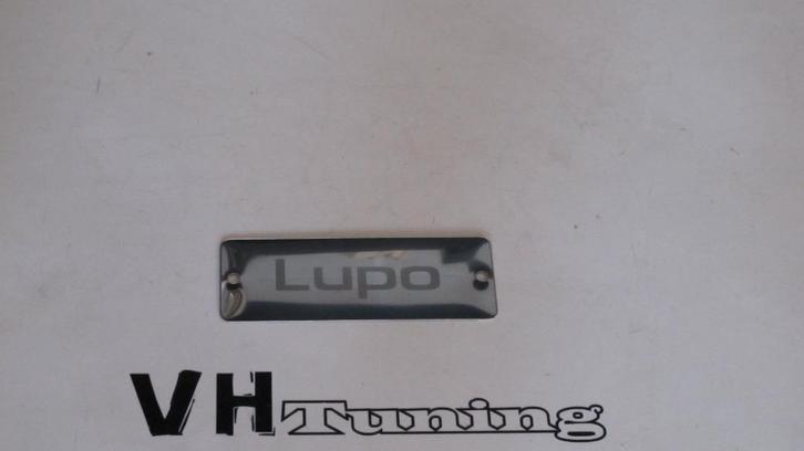 VW Lupo chrome type plaat, Auto diversen, Tuning en Styling, Ophalen of Verzenden