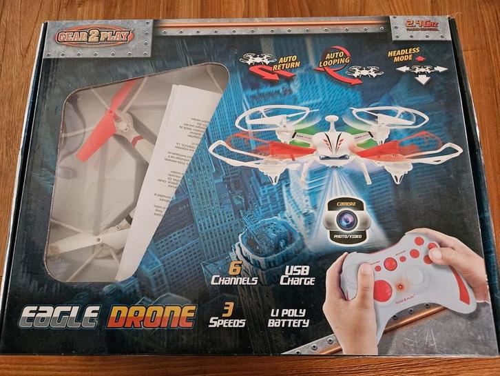 Gear2Play Eagle Drone, Audio, Tv en Foto, Drones, Zo goed als nieuw, Drone met camera, Ophalen of Verzenden