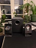 Logitech Z333 2.1 Speakerset met Subwoofer, Ophalen, Gebruikt, Minder dan 60 watt, Subwoofer