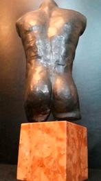 Bronzen beeld naakte man sculptuur torso 2/4, Antiek en Kunst, Ophalen of Verzenden, Brons
