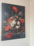 Nieuw groot doek stilleven bloemen vaas Abraham Mignon, Antiek en Kunst, Ophalen of Verzenden