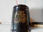 F&T Beker elco - condensator 3800 uF - 450V, Hobby en Vrije tijd, Elektronica-componenten, Ophalen of Verzenden, Zo goed als nieuw
