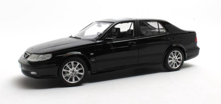 Jsn Cult Models 1:18 Saab 9-5 Turbo Aero zwart 1998, Hobby en Vrije tijd, Modelauto's | 1:18, Nieuw, Auto, Overige merken, Ophalen of Verzenden