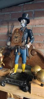 Te koop 2x klokkenmannetjes veren goed mist de sleutel zie f, Antiek en Kunst, Ophalen