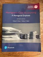 Boek Horngren's Cost Accounting, Boeken, Ophalen of Verzenden, Zo goed als nieuw, WO