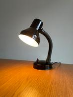 Vintage jaren 70 / 80 bureaulamp - zwart retro design, Ophalen of Verzenden, Vintage midcentury seventies eighties minimalistisch design