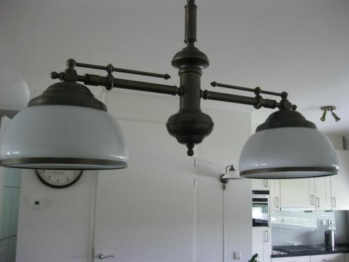 hanglamp, Huis en Inrichting, Lampen | Hanglampen, Zo goed als nieuw, Minder dan 50 cm, Glas, Overige materialen, Ophalen