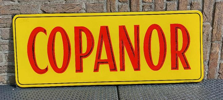 Emaillebord Copanor (1945 - Emaillerie Alsacienne), Verzamelen, Merken en Reclamevoorwerpen, Nieuw, Reclamebord, Ophalen of Verzenden